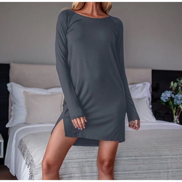 Dagsmejan Nattwell Balance Night Dress Woman’s Size XL Morning Sky Gray - Picture 1 of 8